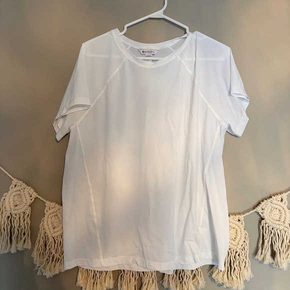 Athleta Tops - Athleta Women's White Short Sleeve Active Tee
